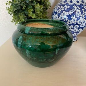 Vintage Large 2001 The Violet Pot Self-Watering African Violet Planter Green